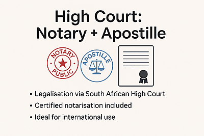 High Court: Notary + Apostille